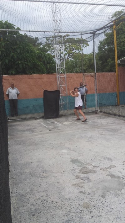 A brief blimp of reconciliation confined to the batting cage near my house. Boggling the minds of employees and eliciting jeers.